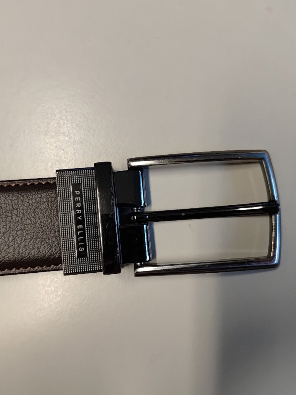 Perry Ellis Size 42 Men's Dress Belt